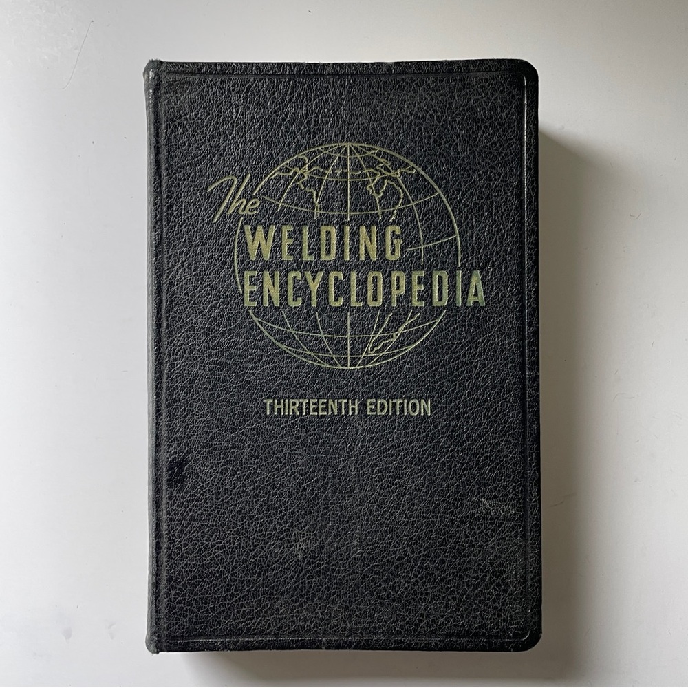 1951 The Welding Encyclopedia 13th Edition MCGRAW HILL Leatherette Vintage Book